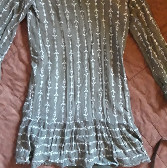 Altar’d State Boho Tunic Dress with Pocket - Picture 2 of 5